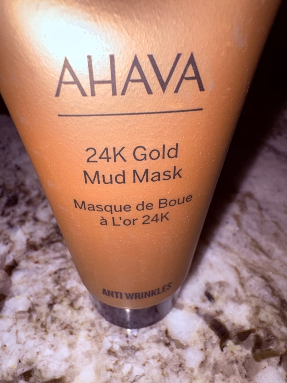 AHAVA 24K Gold Mineral Mud Mask Anti-Wrinkle Full Size 1.7oz New Sealed